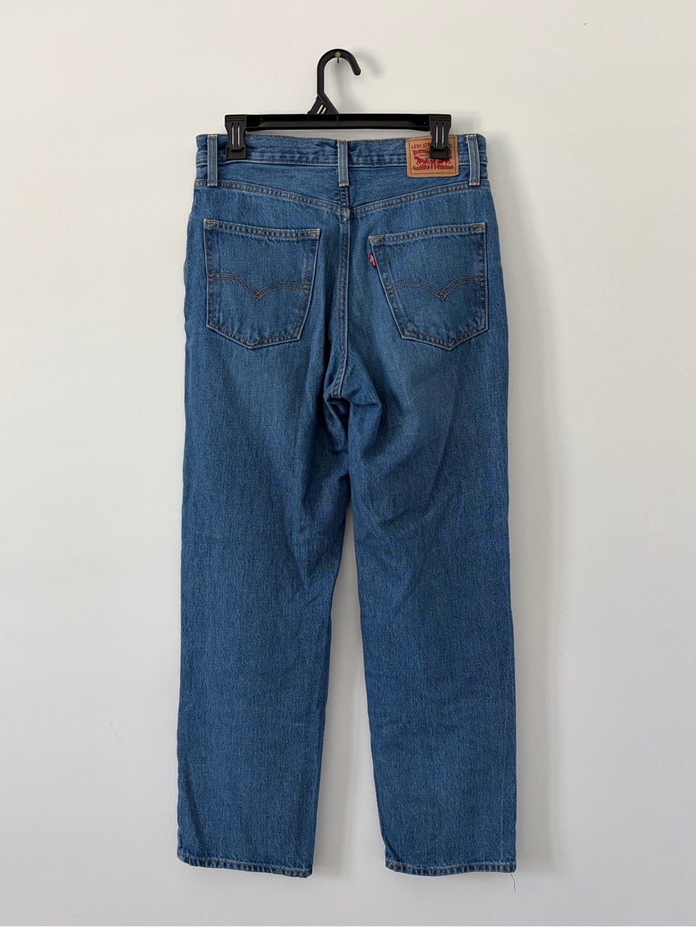 Levi’s ‘94 Baggy Wide Leg Medium Wash Blue Denim Jeans 27 - Picture 2 of 10